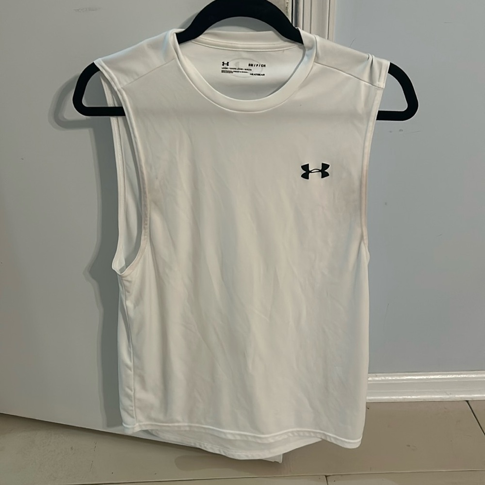 Under armour white tank